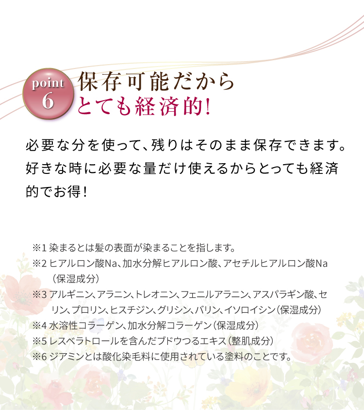 保存可能だからとても経済的！