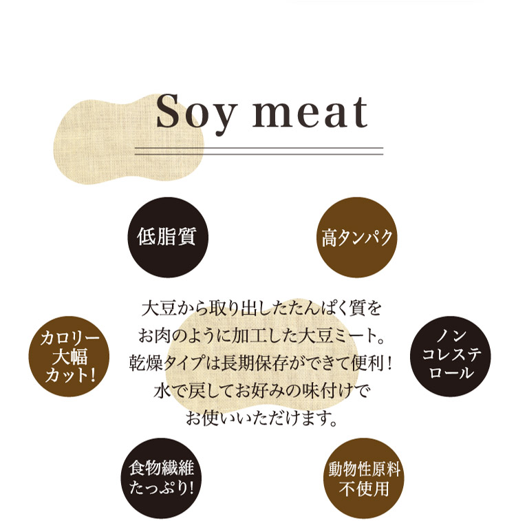 Soy meat