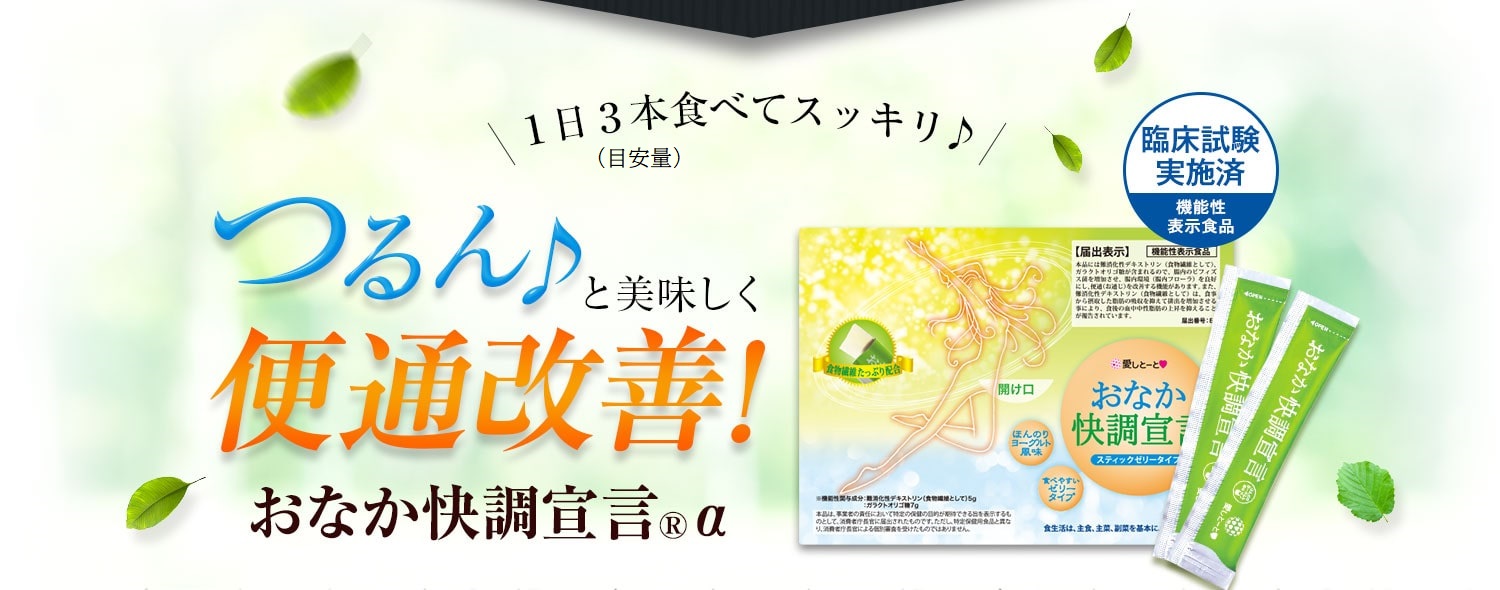 おなか快調宣言３０本×2箱