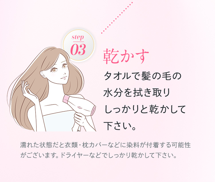 乾かす