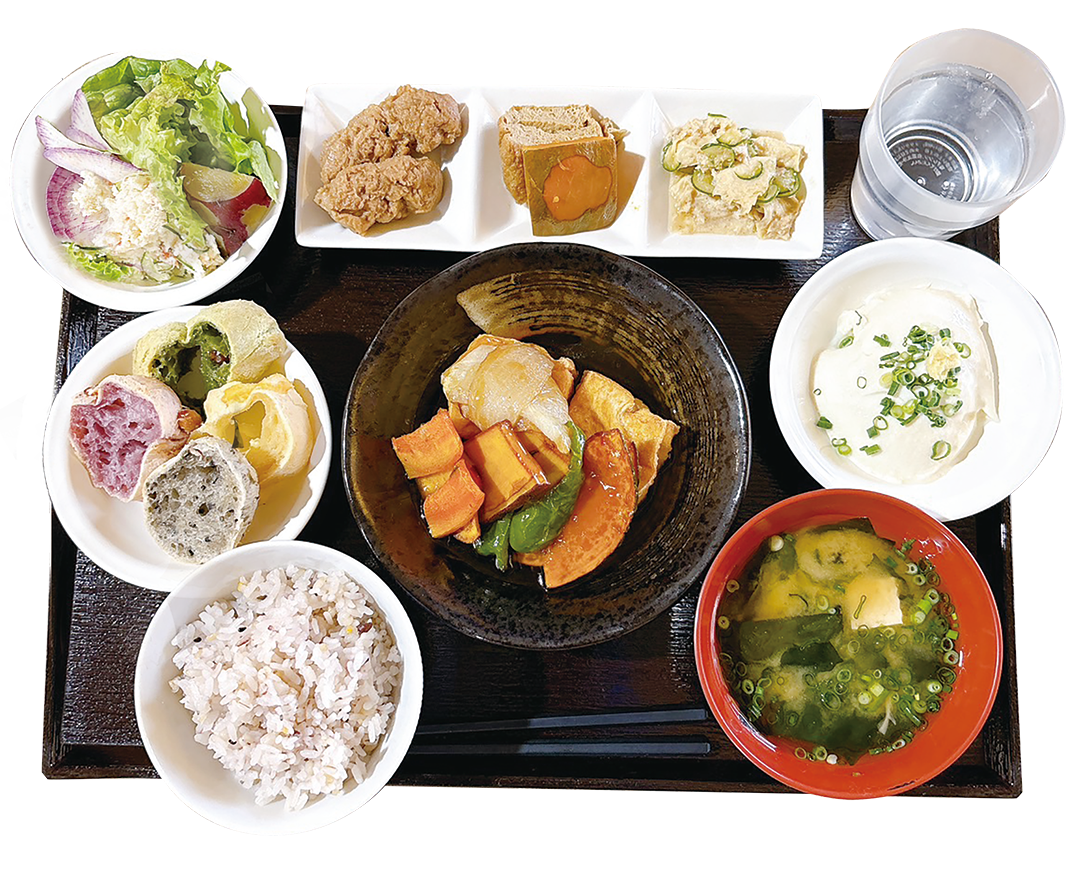 厚揚げ豆腐と野菜の甘酢あんかけ御膳