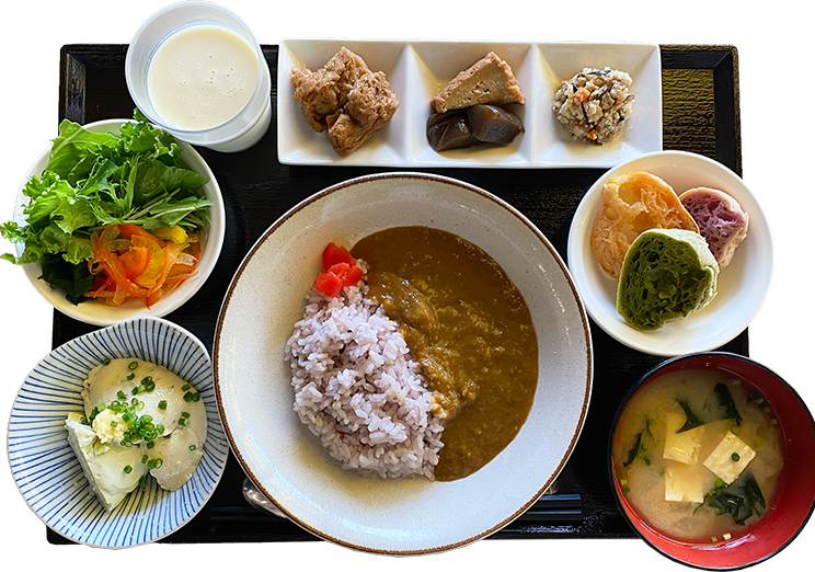 五ケ山ダムカレー御膳