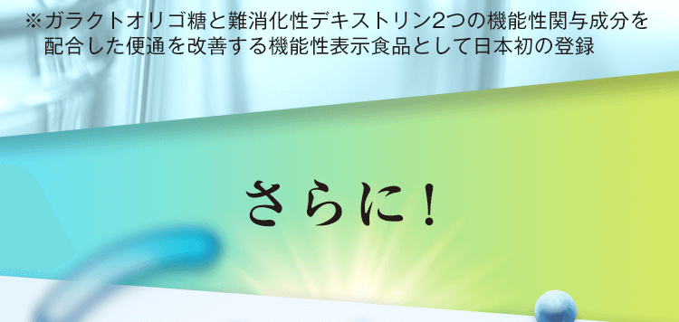 難消化性デキストリン/ガラクトオリゴ糖